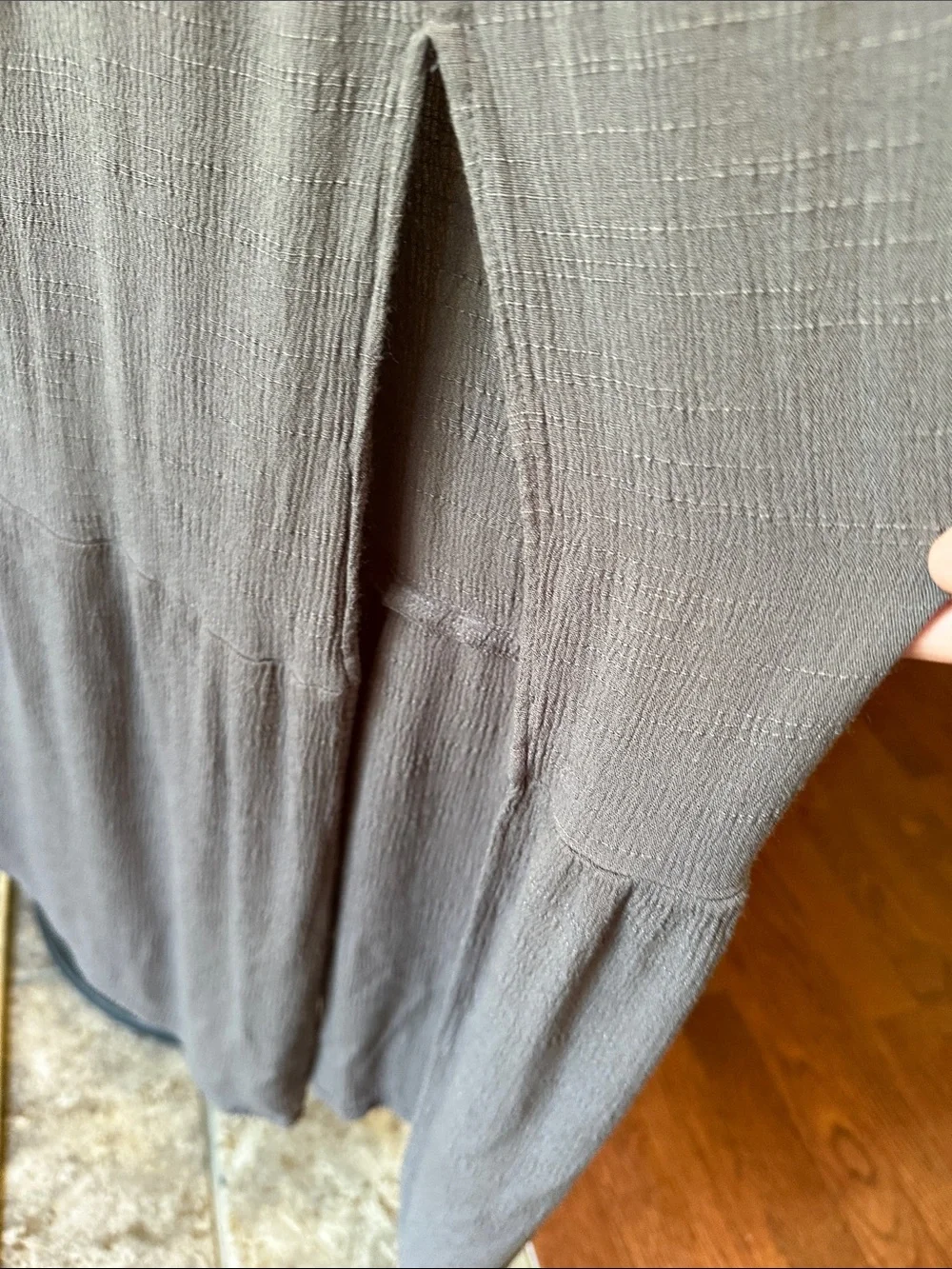 Nine West Women's Tiered Maxi Skirt in Taupe